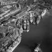 Barclay, Curle and Co, Ltd, Elderslie Shipyard, Scotstoun, Renfrew, Lanarkshire, Scotland, 1950. Oblique aerial photograph taken facing east.