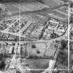 The Alloa Glass Works Co. Ltd., Keilarsbrae, Alloa, Clackmannan, Scotland, 1952. Oblique aerial photograph, taken facing north.