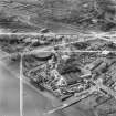 The Alloa Glass Works Co. Ltd., Keilarsbrae, Alloa, Clackmannan, Scotland, 1952. Oblique aerial photograph, taken facing north-west.