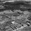 Robinson Dunn and Co. Ltd. Temple Saw Mills and Dawsholm Park, New Kilpatrick, Dunbartonshire, Scotland, 1930.  Oblique aerial photograph taken facing north-east.