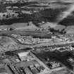 Robinson Dunn and Co. Ltd. Temple Saw Mills and Dawsholm Park, New Kilpatrick, Dunbartonshire, Scotland, 1930.  Oblique aerial photograph taken facing north-east. This image has been produced from a damaged negative.