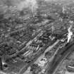 General view, showing Peter Anderson Ltd. Bridge Mill, Huddersfield Street and Gala Water, Galashiels, Selkirkshire, Scotland, 1939.  Oblique aerial photograph taken facing west. 