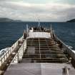 View of landing craft en route to St Kilda, probably in the Firth of Clyde.