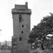 St John's Church Ayr. View of tower from N.