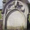 View of headstone to Oliver Howie builder, d. 1863 aged 75, and his 8 children, Ceres Parish Churchyard.
