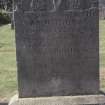 View of 'Martyrs Headstone', erected1792, Kirkgate Parish Churchyard, Cupar.
