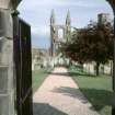 General view of graveyard and ruins, St Andrew's Cathedral.