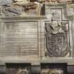 Detail of monument to the Ogilvy Fairlie family, St Andrew's Cathedral graveyard.