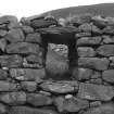 Blackhouse C.
View of South building interior.