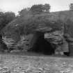 View of entrance to Dovecot Cave