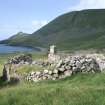 St Kilda, Village Bay. Blackhouses F, view from north east.