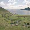 St Kilda, Village Bay. General view of cleitean and enclosures above head dyke.