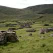 St Kilda, Village Bay. General view looking west with cleit 32 in the foreground (right).