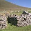 St Kilda, Village Bay. Blackhouses I, view from south.