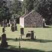 General view of Rothiemurchus Old Parish Church and burial ground.