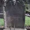 View of headstone, Colinton Parish Churchyard, Edinburgh.