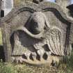  View of headstone to Archibald Forrest d. 1743, St Luke's Churchyard, Carluke