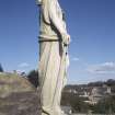 View of statue, Cumbernauld cemetery.