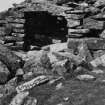 General view of the shieling huts at Tom na Geodha, Flannan.