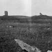 General view of standing stones at Crois Mhic Jamain.