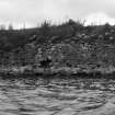 Dun Ban, Loch Huna. View of dun wall.