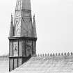 Aberdeen, King's College, Chapel.
Detail of fleche above Chapel.