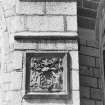 Aberdeen, King's College, Chapel.
Detail of heraldic mural panel.