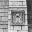 Aberdeen, King's College, Chapel.
Detail of heraldic panel on East side of Chapel tower.