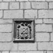 Aberdeen, King's College, Chapel.
Detail of armorial mural panel on South wall of Chapel.