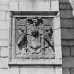 Aberdeen, King's College, Chapel.
Detail of armorial mural panel on South wall of Chapel.