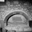 Aberdeen, Chanonry, St Machar's Cathedral, Interior.
General view of wall tomb at West end of North aisle.