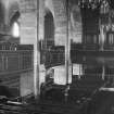 Aberdeen, Union Street, West Church of St Nicholas, interior.
General view including gallery, altar, organ and ground floor seating area.