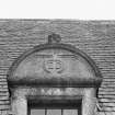 Detail of N'most dormer but one on W wing (outside).