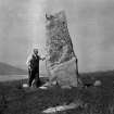 Clach Mhic Leoid standing stone, Harris.