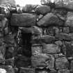 Dun Fiadhairt, Skye. Second 'entrance' to broch at east side. On the left a later cross-wall.