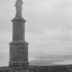 View of memorial to the First Duke of Sutherland, Beinn a' Bhragaidh.