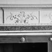 Interior view of Dalserf House showing detail of fireplace.