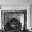 Interior view of Dalserf House showing detail of fireplace.