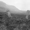Skye, Strathaird, Na Clachan Bhreige, Stone circle.
General view of stone circle. Inv. Fig. 239