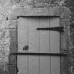 Detail showing door on S side, Colstoun House dovecot.