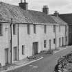 View of Waterside Cottages, Haddington, from NW.