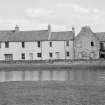 View of Waterside Cottages, Haddington, from SW.