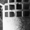 Interior view of Johnstounburn House dovecot showing nesting boxes.