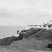 General view of St Abb's Head lighthouse and keeper's cottage.