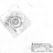 Survey drawing of Scotsburn broch and outworks. 400dpi scanned copy.