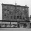 View of 187 - 193 Leith Walk, Edinburgh showing Hanmore Stores, Alhambra Cafe, The Wool Shop,  H C Small and DBC Bacon
