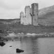 General view of Ardvreck Castle.
