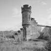 Edinburgh, Granton Gasworks, Boundary Wall
View from NW of E boundary wall, turret detail