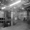 Interior view of cast-iron Recovery Syrup Storage Tanks (T&L No.: 21183/1)
