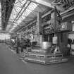 Motherwell, Craigneuk Street, Anderson Boyes
Machine Shop (Dept. 21, built 1954) : Interior view from east at east end of centre bay, showing Richards Vertical Boring machine, with a Herbert Turret Lathe visible beyond.  In the past, the factory manufactured Herbert Lathes under licence.